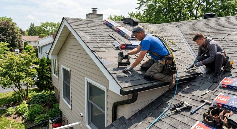 A Frame Roof Repair in Seaford, DE