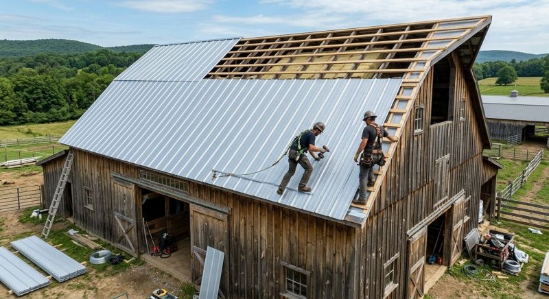 Barn Roof Construction in Seaford, DE