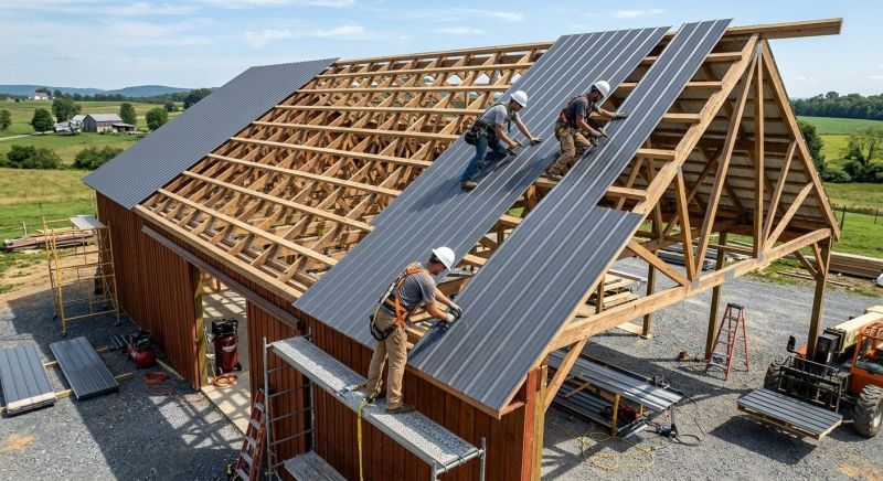 Barn Roof Construction in Seaford, DE