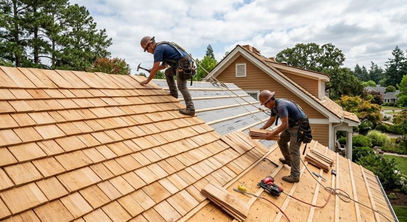 Cedar Roof Installation in Laurel, DE