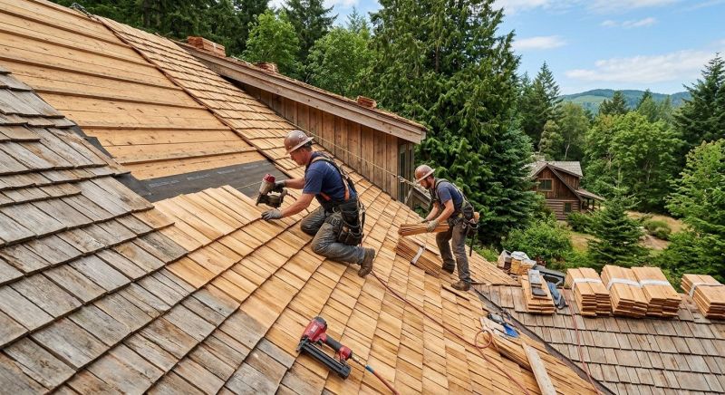 Cedar Roof Installation in Seaford, DE