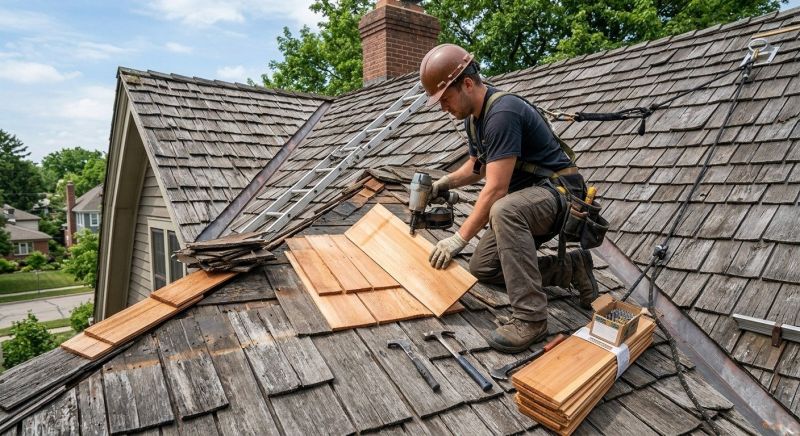 Cedar Shake Roof Repair in Allen, MD