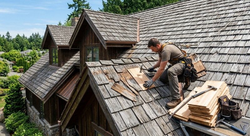 Cedar Shake Roof Repair in Delmar, DE