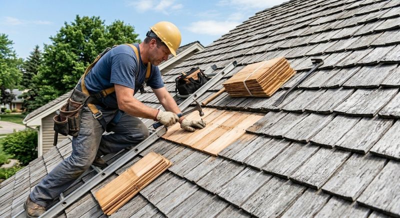 Cedar Shake Roof Repair in Preston, MD