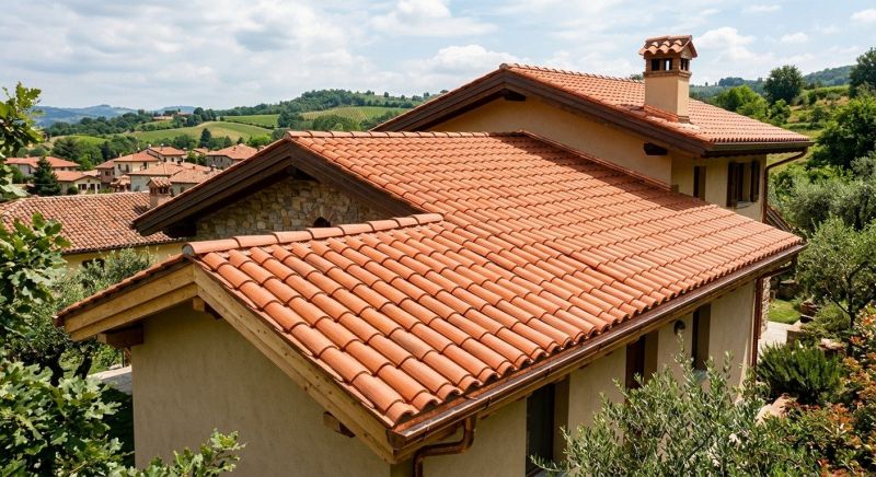 Clay Roof Installation in Houston, DE