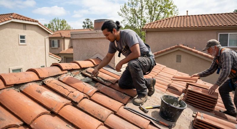 Clay Roof Leak Repair in Seaford, DE