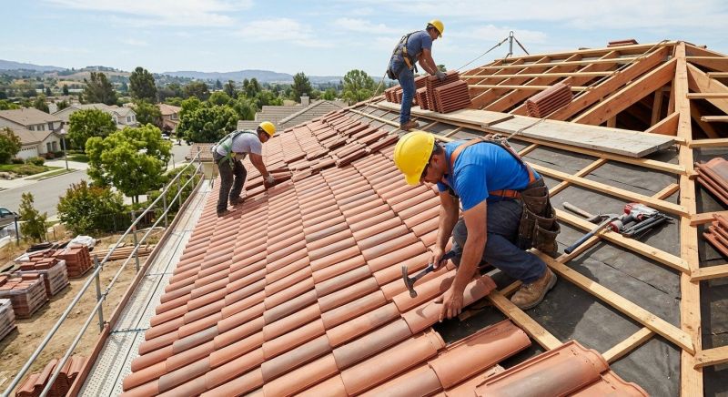 Clay Tile Roofing Installation in Seaford, DE