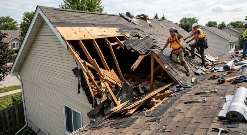 Collapsing Roof Repair in Seaford, DE