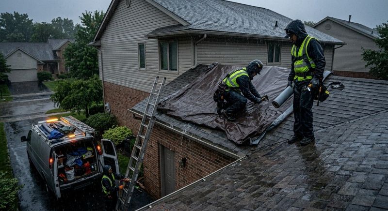 Collapsing Roof Repair in Seaford, DE