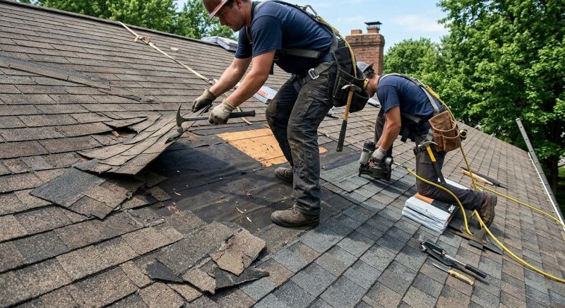 Damaged Roof Repair in Salisbury, MD