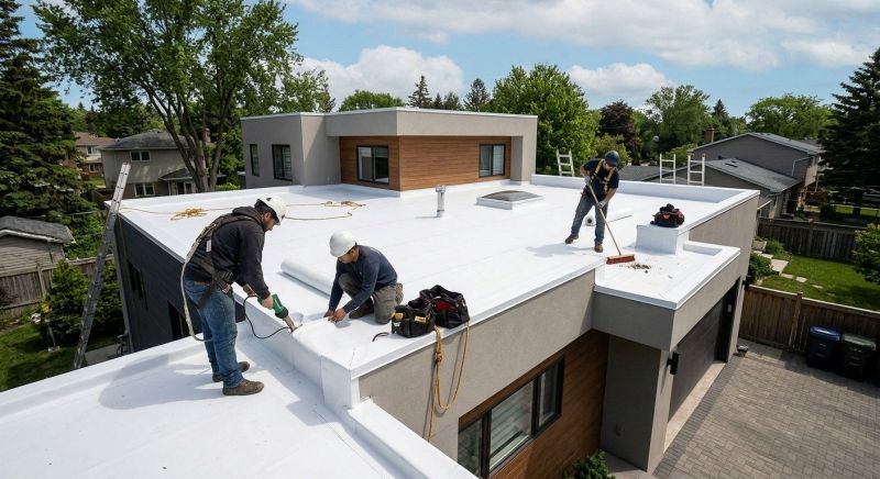 Flat Roof Installation in Harrington, DE