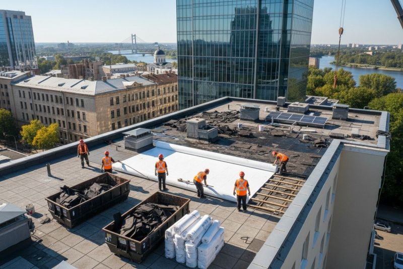 Flat Roof Replacement in Allen, MD
