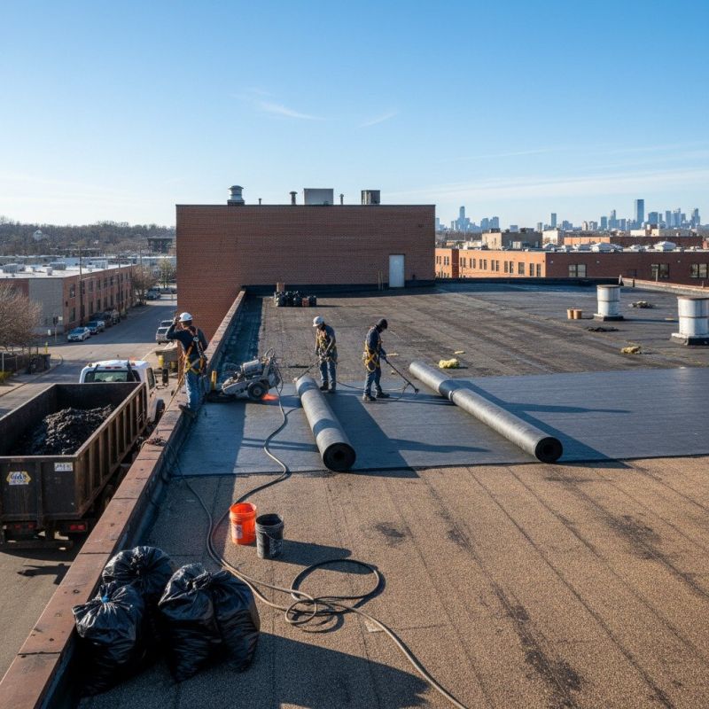 Flat Roof Replacement in Preston, MD