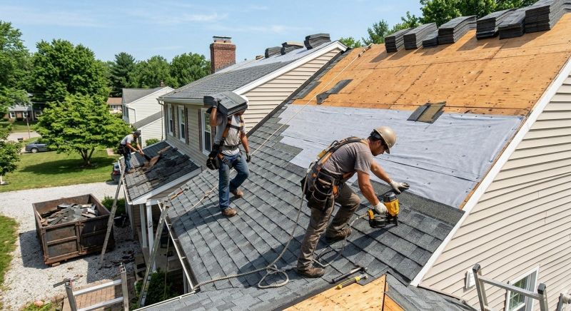 Hip Roof Shingle Replacement in Seaford, DE