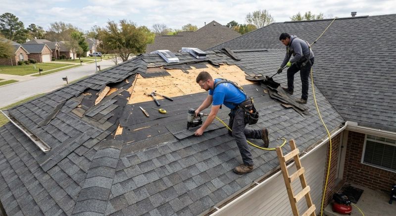 Roof Damage Restoration in Denton, MD