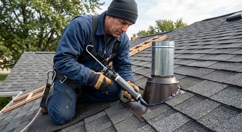Roof Vent Flashing Repair in Seaford, DE