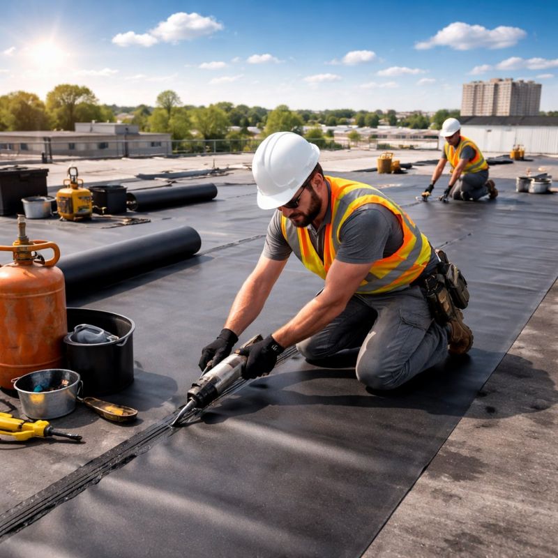 Rubber Roof Installation in Seaford, DE
