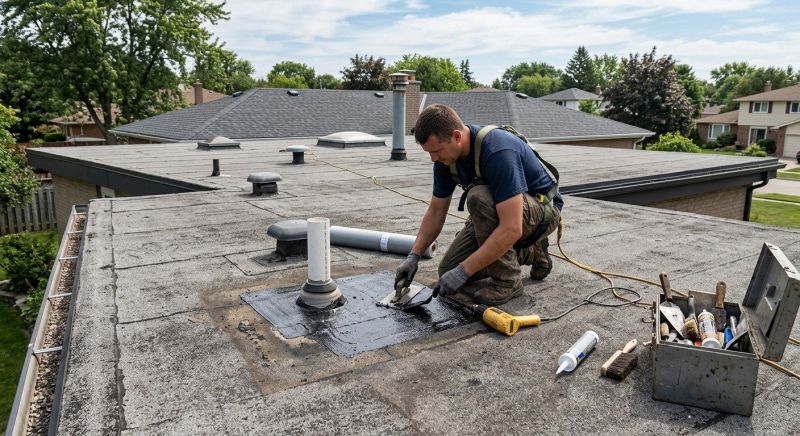 Rubber Roof Repair in Frankford, DE