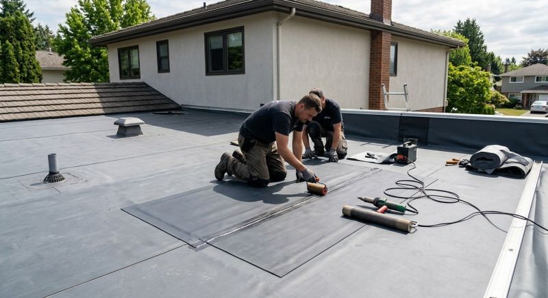 Rubber Roof Repair in Lewes, DE