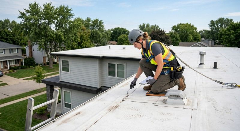 Single Ply Roof Inspection in Seaford, DE