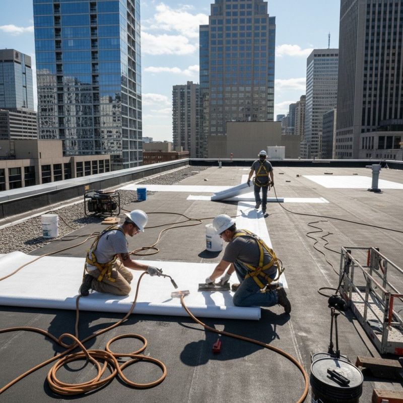 Single Ply Roof Repair in Ellendale, DE