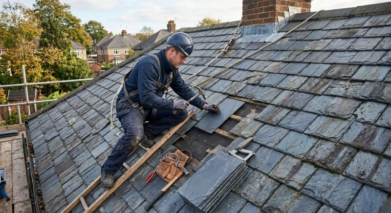 Slate Roof Repair in Houston, DE