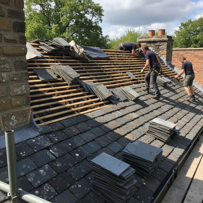 Slate Roof Replacement in Seaford, DE