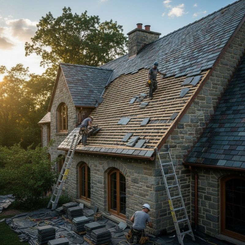 Slate Roof Replacement in Salisbury, MD