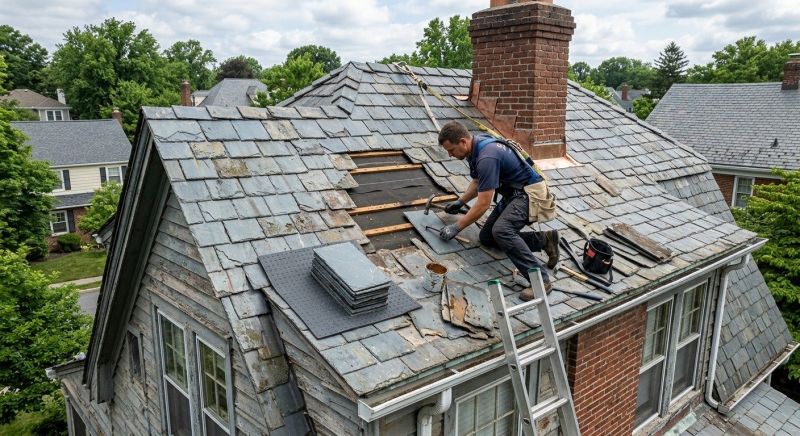 Slate Shingles Repair in Preston, MD