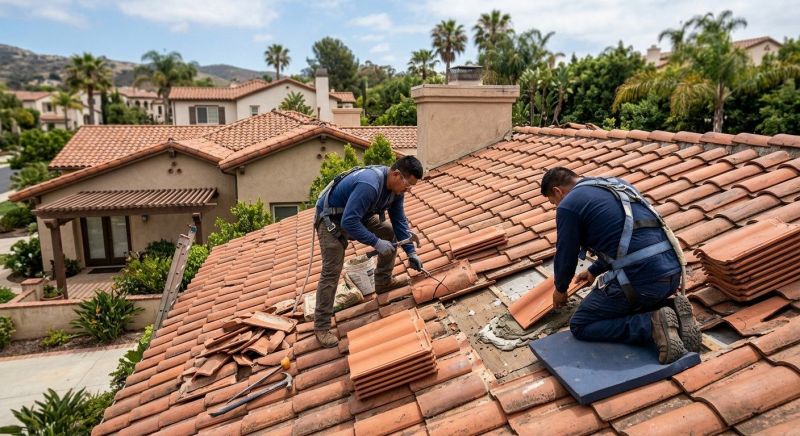 Spanish Tile Roof Repair in Seaford, DE