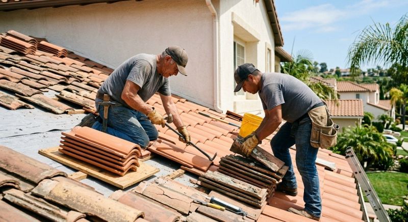 Spanish Tile Roof Repair in Seaford, DE