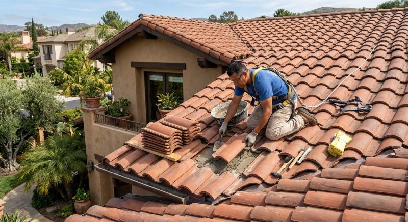 Spanish Tile Roof Repair in Seaford, DE