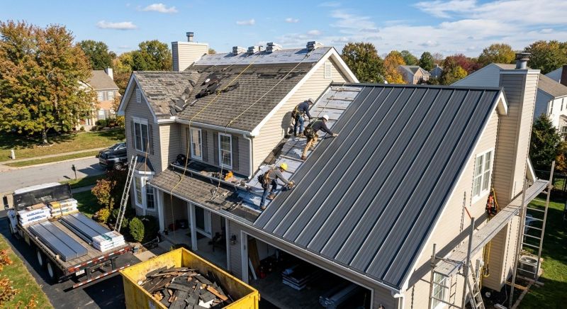 Steel Roof Replacement in Salisbury, MD