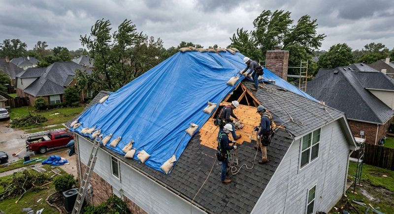Storm Damage Roof Repair in Allen, MD