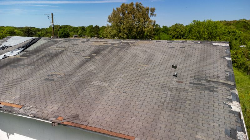 Storm Damage Roof Tarping in Seaford, DE