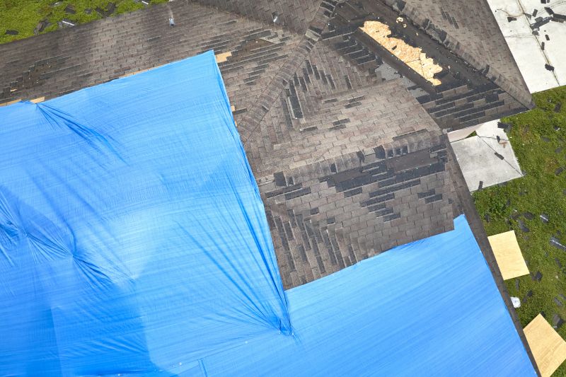 Storm Damage Roof Tarping in Seaford, DE