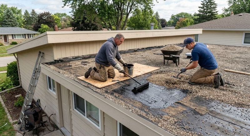 Tar And Gravel Roof Repair in Dagsboro, DE