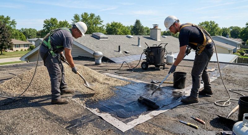 Tar And Gravel Roof Repair in Delmar, DE