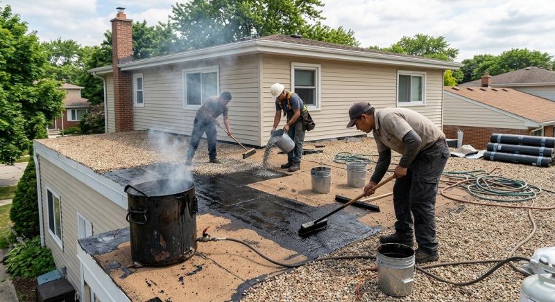 Tar And Gravel Roof Repair in Denton, MD
