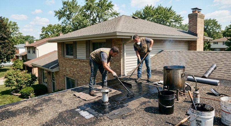 Tar Roof Repair in Houston, DE