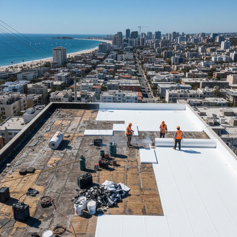Tpo Roof Replacement in Houston, DE