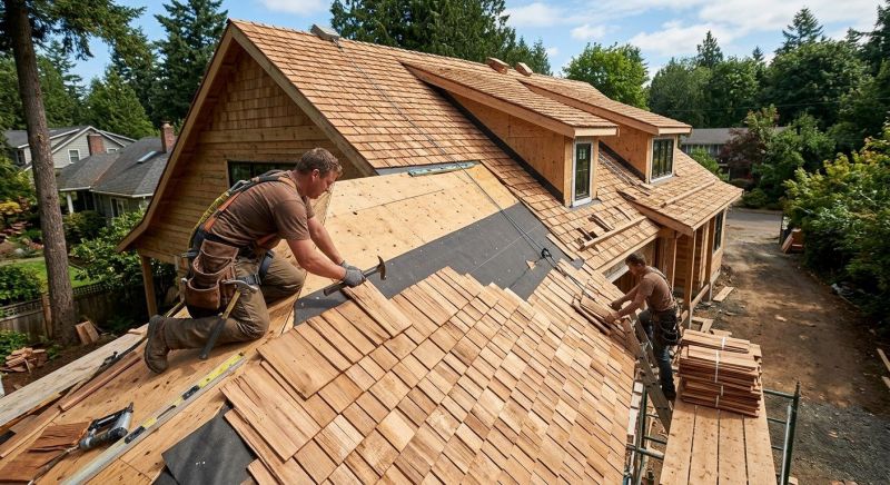 Wood Roofing Installation in Milton, DE