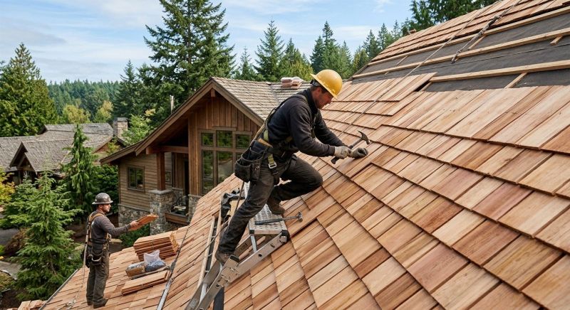 Wood Roofing Installation in Milton, DE