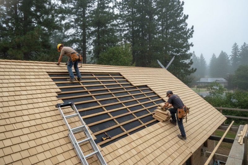 Wood Shake Roof Repair in Bridgeville, DE