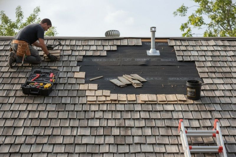 Wood Shake Roof Repair in Lewes, DE