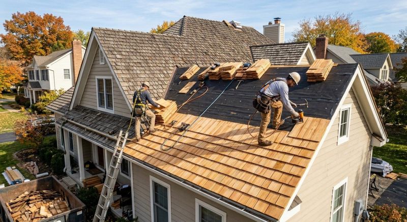 Wood Shake Roof Replacement in Bridgeville, DE