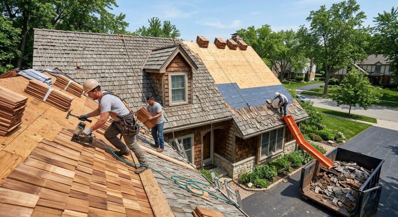 Wood Shake Roof Replacement in Georgetown, DE